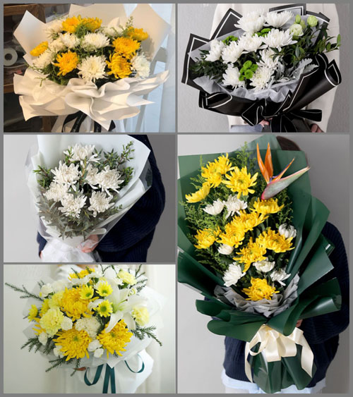 广东揭阳市普宁市梅林镇大廖村白事花束代送